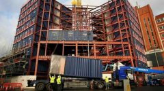 Low carbon building in the industrial age -- contai